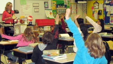 teacher and students